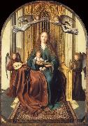 Quentin Massys The Virgin and Child Enthroned,with four Angels china oil painting reproduction